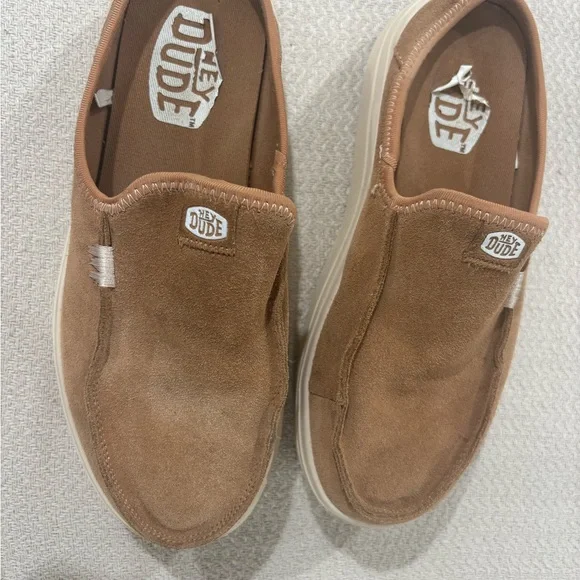 Hey Dude Tan Casual Slip-Ons - Picture 3 of 7